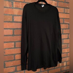 Terramar Body Sensors Base Layer for Cold Black Long Sleeve 2XL